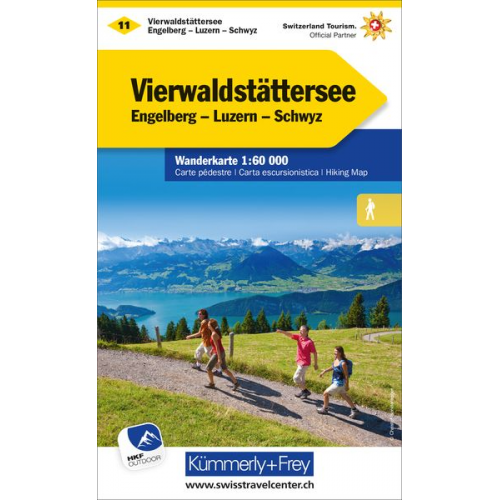 KuF Schweiz Wanderkarte 11 Vierwaldstättersee