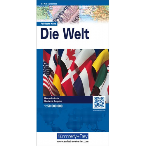 Kümmerly+Frey Weltkarte politisch 1:50 Mio.