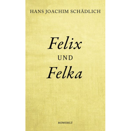 Hans Joachim Schädlich - Felix und Felka