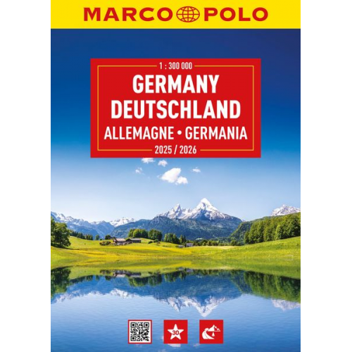 Marco Polo Verlag - MARCO POLO Reiseatlas 2025/2026 Deutschland 1:300.000