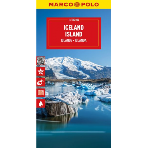 MARCO POLO Reisekarte Island 1:500.000