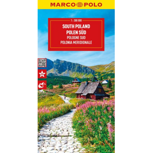 Marco Polo Verlag - MARCO POLO Reisekarte Polen Süd 1:300.000