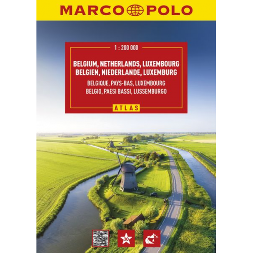 MARCO POLO Reiseatlas Benelux 1:200.000
