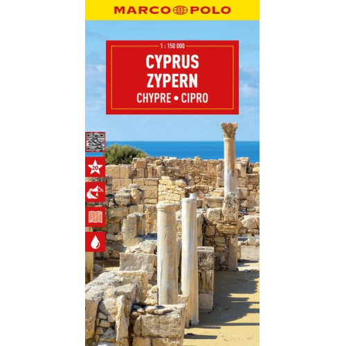 Marco Polo - MARCO POLO Reisekarte Zypern 1:150.000