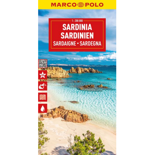 Marco Polo - MARCO POLO Reisekarte Italien 15 Sardinien 1:200.000