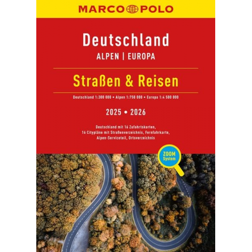 Marco Polo Verlag - MARCO POLO Straßen & Reisen 2025/2026 Deutschland 1:300.000