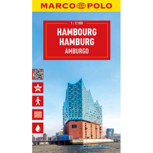 Marco Polo Verlag - MARCO POLO Cityplan Hamburg 1:12.000