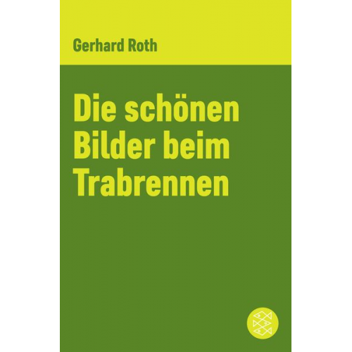 Gerhard Roth - Die schönen Bilder beim Trabrennen