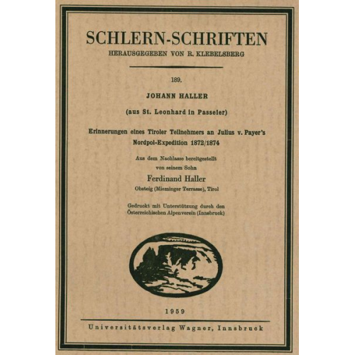 Ferdinand Haller - Johann Haller (aus St. Leonhard in Passeier)