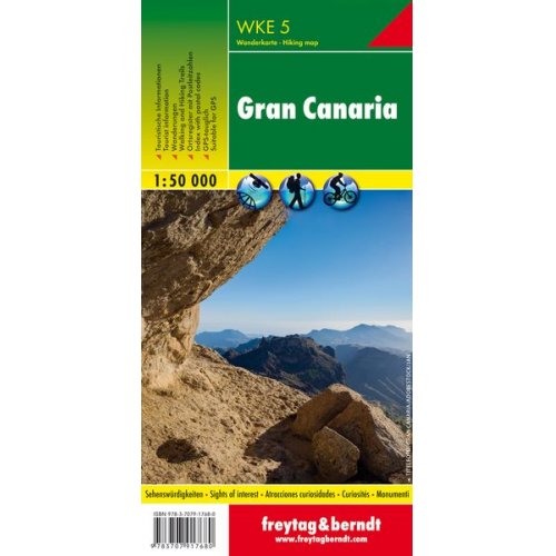 Gran Canaria, Wanderkarte 1:50.000