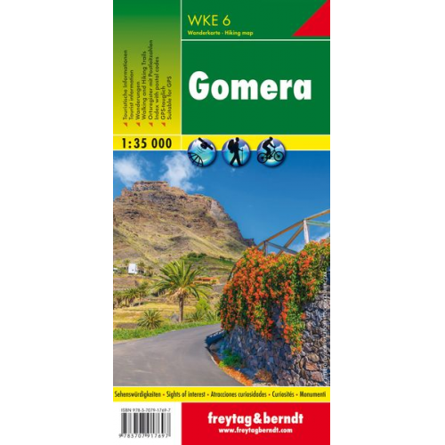 Gomera, Wanderkarte 1:35.000 LZ 2022