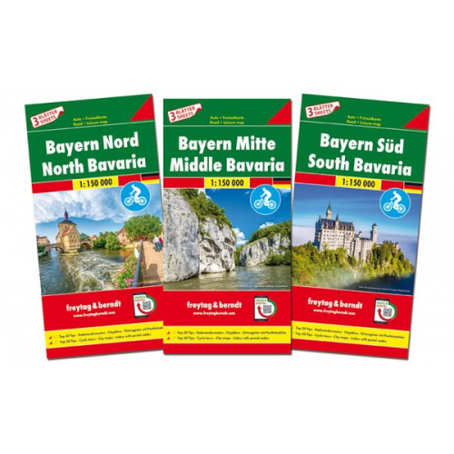 Bayern, Autokarten Set 1:150.000