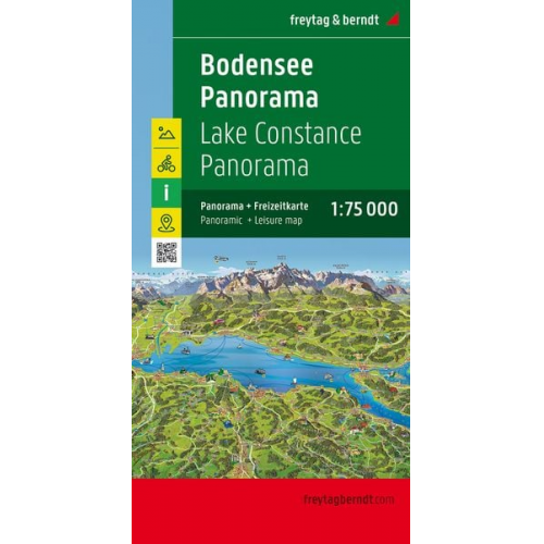 Bodensee Panorama, Freizeitkarte 1:75.000