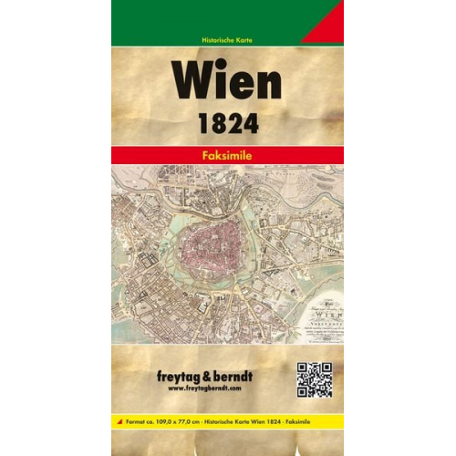 Wien 1824 Hist. Karte 1:6.000