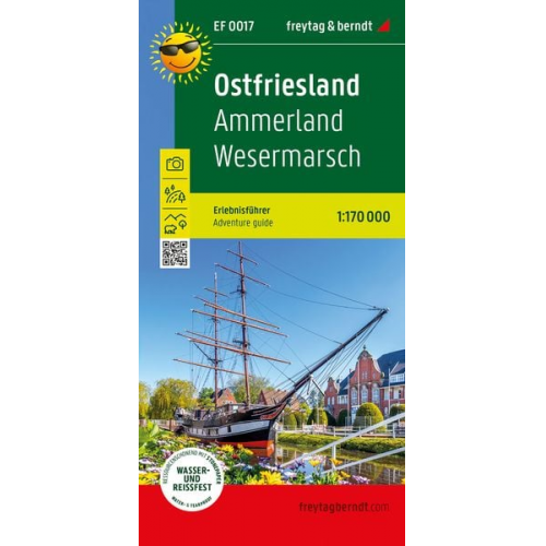 Ostfriesland, Ammerland, Wesermarsch, Erlebnisführer 1:170.000