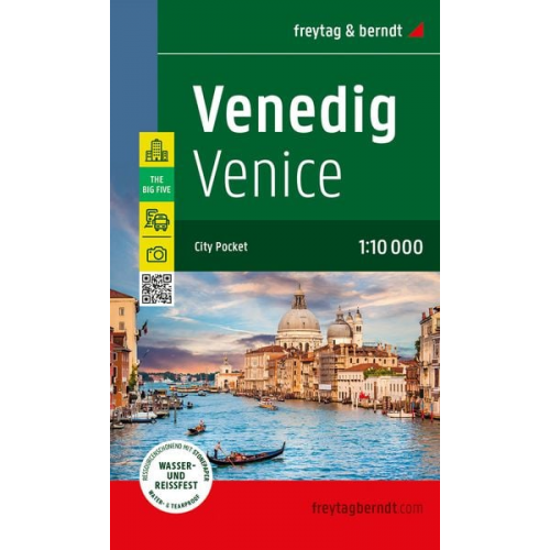 Venedig, Stadtplan 1:10.000, freytag & berndt