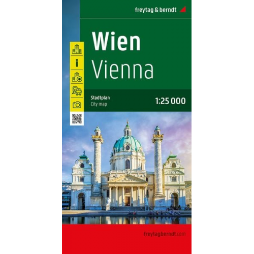Wien, Stadtplan 1:25.000, freytag & berndt