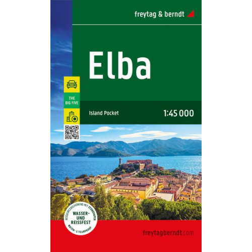 Elba, Straßen- und Freizeitkarte 1:45.000, freytag & berndt