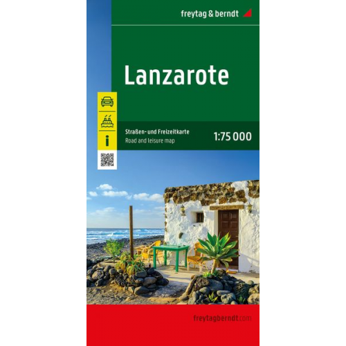 Lanzarote, Straßen- und Freizeitkarte 1:75.000, freytag & berndt