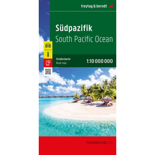 Südpazifik, Straßenkarte 1:10.000.000, freytag & berndt