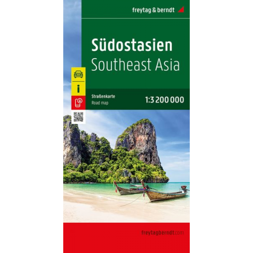 Südostasien, Straßenkarte 1:3.200.000, freytag & berndt