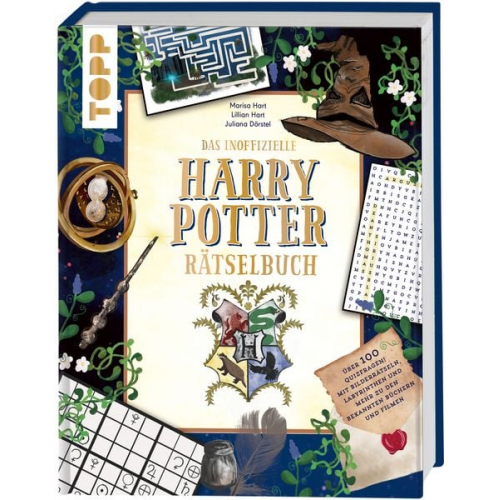 Marisa Hart Lillian Hart - Das inoffizielle Harry Potter-Rätselbuch. Über 100 Quizfragen, Bilderrätsel, Labyrinthe und mehr zu den bekannten Büchern und Filmen