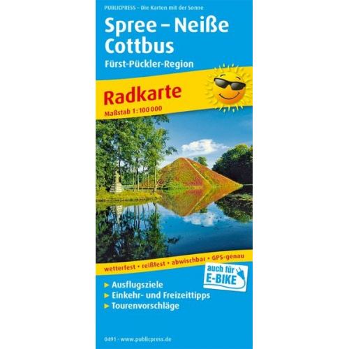 Spree - Neiße - Cottbus, Fürst-Pückler-Region 1:100 000