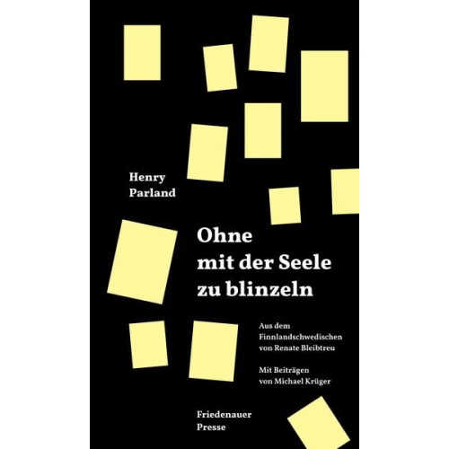 Henry Parland - Ohne mit der Seele zu blinzeln