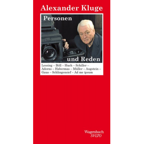 Alexander Kluge - Personen und Reden