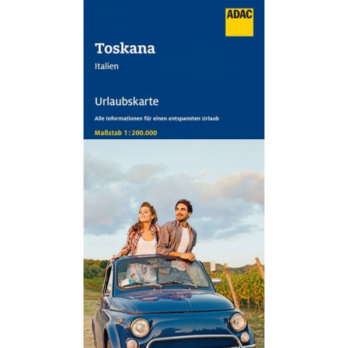 ADAC Urlaubskarte I Toskana 1:200 000