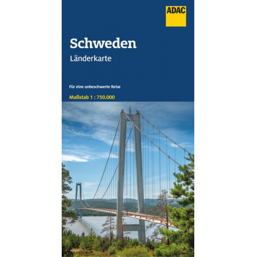 ADAC Länderkarte Schweden 1:750.000