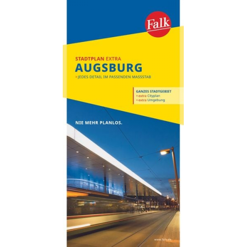 Falk Stadtplan Extra Augsburg 1:20.000
