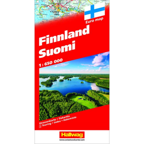 Finnland Suomi Strassenkarte 1:650 000