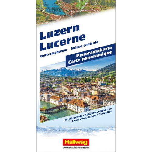 Hallwag Panoramakarte Luzern