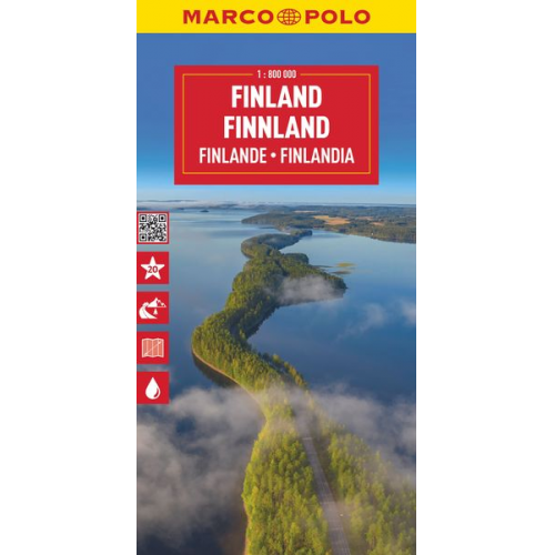 Marco Polo - MARCO POLO Reisekarte Finnland 1:800.000