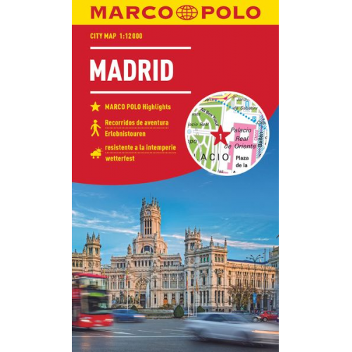 Marco Polo Verlag - MARCO POLO Cityplan Madrid 1:12 000