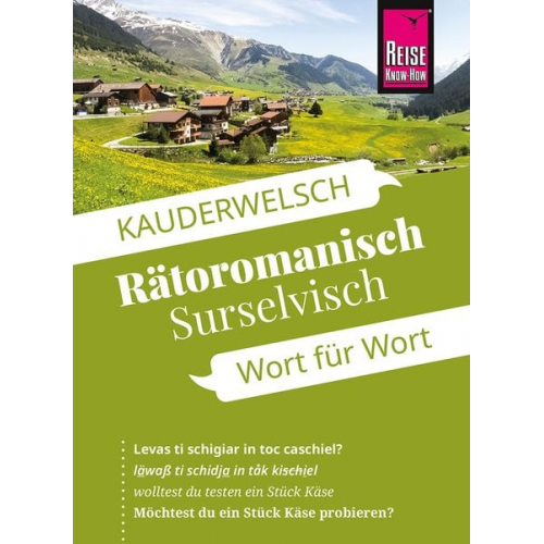 Gereon Janzing - Reise Know-How Sprachführer Rätoromanisch (Surselvisch) - Wort für Wort