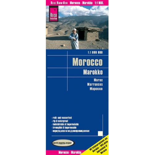 Reise Know-How Verlag Peter Rump - Landkarte Marokko 1 : 1.000.000