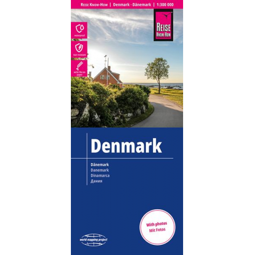 Reise Know-How Landkarte Dänemark / Denmark (1:300.000)