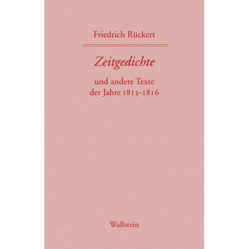 Friedrich Rückert - Zeitgedichte