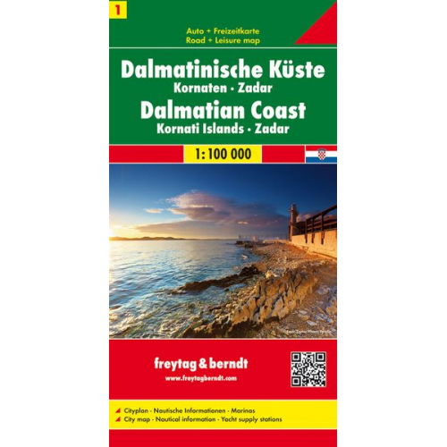 Freytag-Berndt und Artaria KG - FuB Dalmatinische Küste 01. Kornaten - Zadar 1 : 100 000