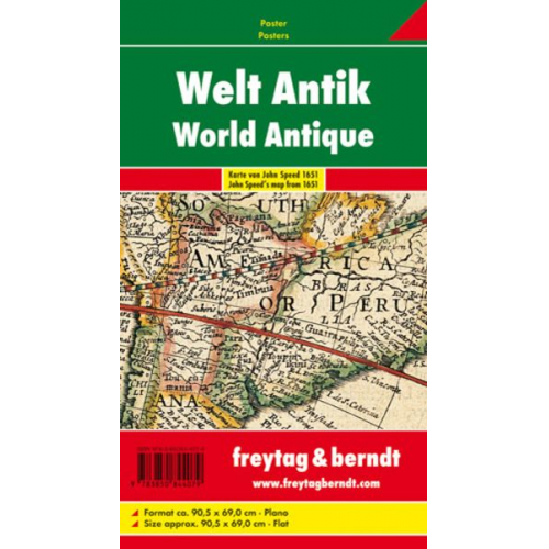 Antike Weltkarte/Poster