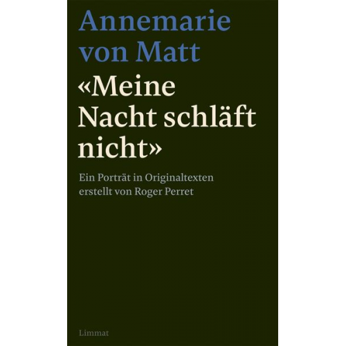 Annemarie Matt - "Meine Nacht schläft nicht"