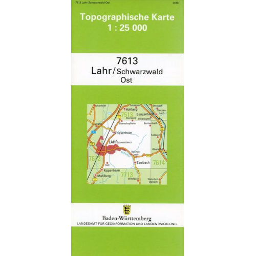 Lahr/Schwarzwald Ost 1 : 25 000