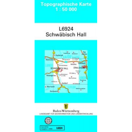 Schwäbisch-Hall 1 : 50 000