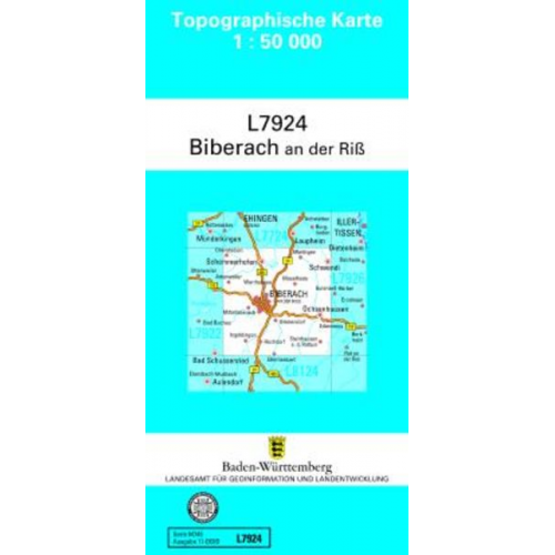 Biberach an der Riß 1 : 50 000