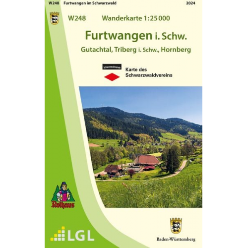 Wanderkarte 1:25 000 Furtwangen i. Schw.