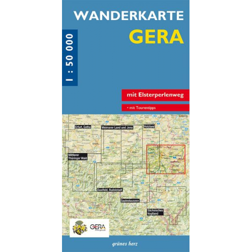 Wanderkarte Gera