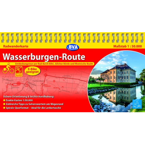Kompakt-Spiralo BVA Wasserburgenroute, 1:50.000, mit GPS-Track Download