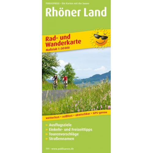 Rad- und Wanderkarte Rhöner Land
